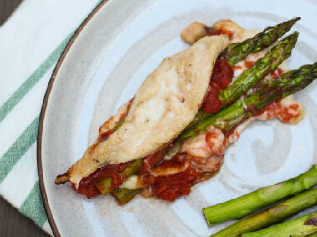 Asparagus Stuffed Chicken To Our Fitness Community, the Gym
